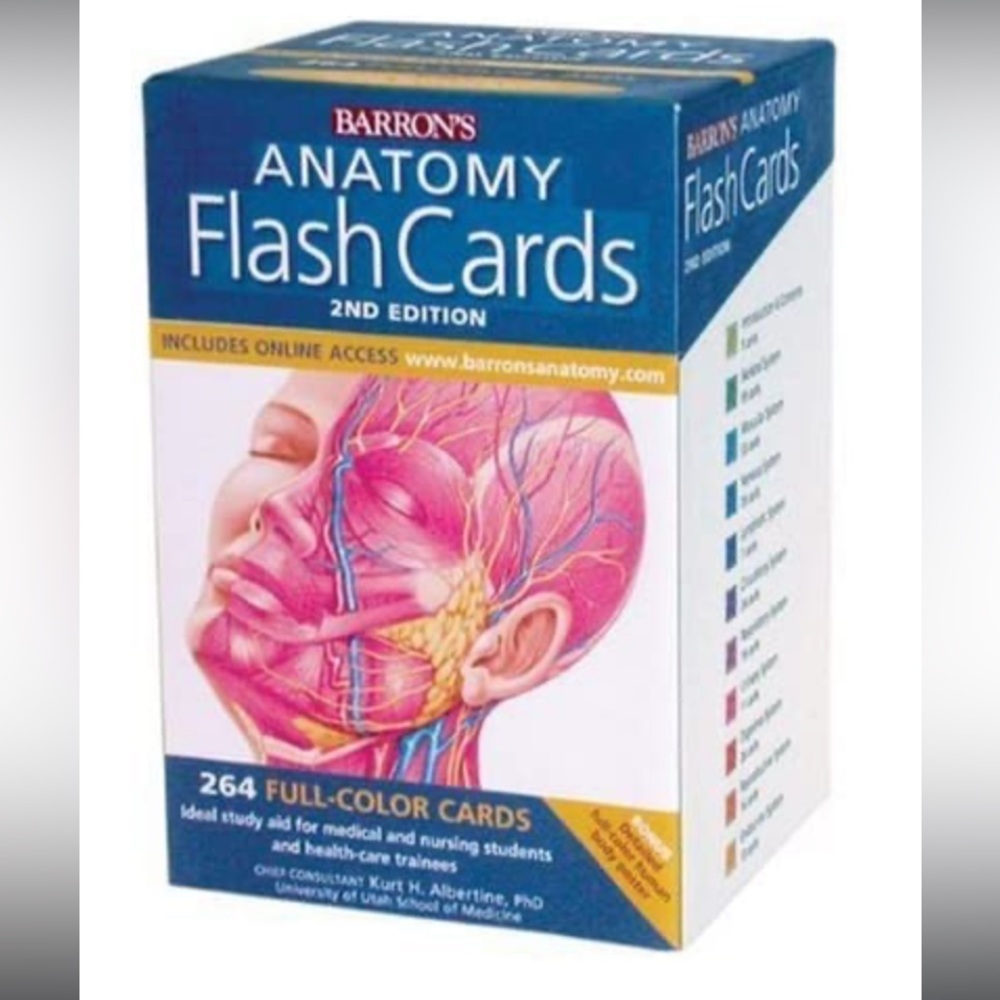 Barron’s Atanomy Flash Cards 2nd Edition